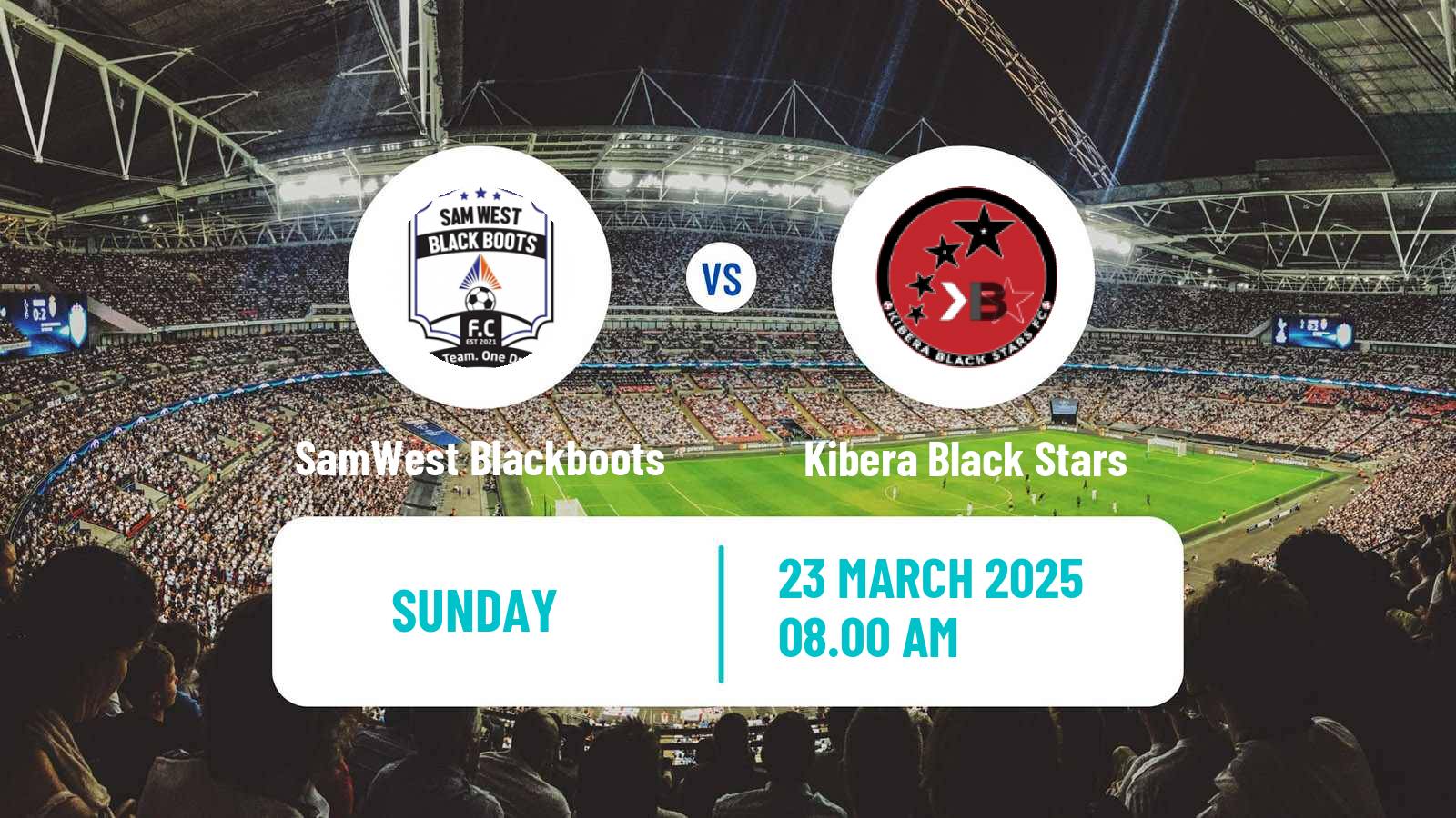 Soccer Kenyan Super League SamWest Blackboots - Kibera Black Stars