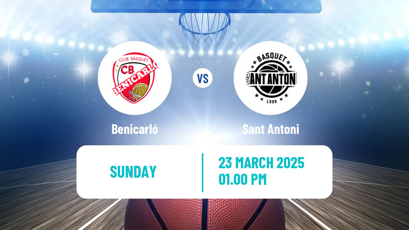 Basketball Spanish LEB Plata Benicarló - Sant Antoni