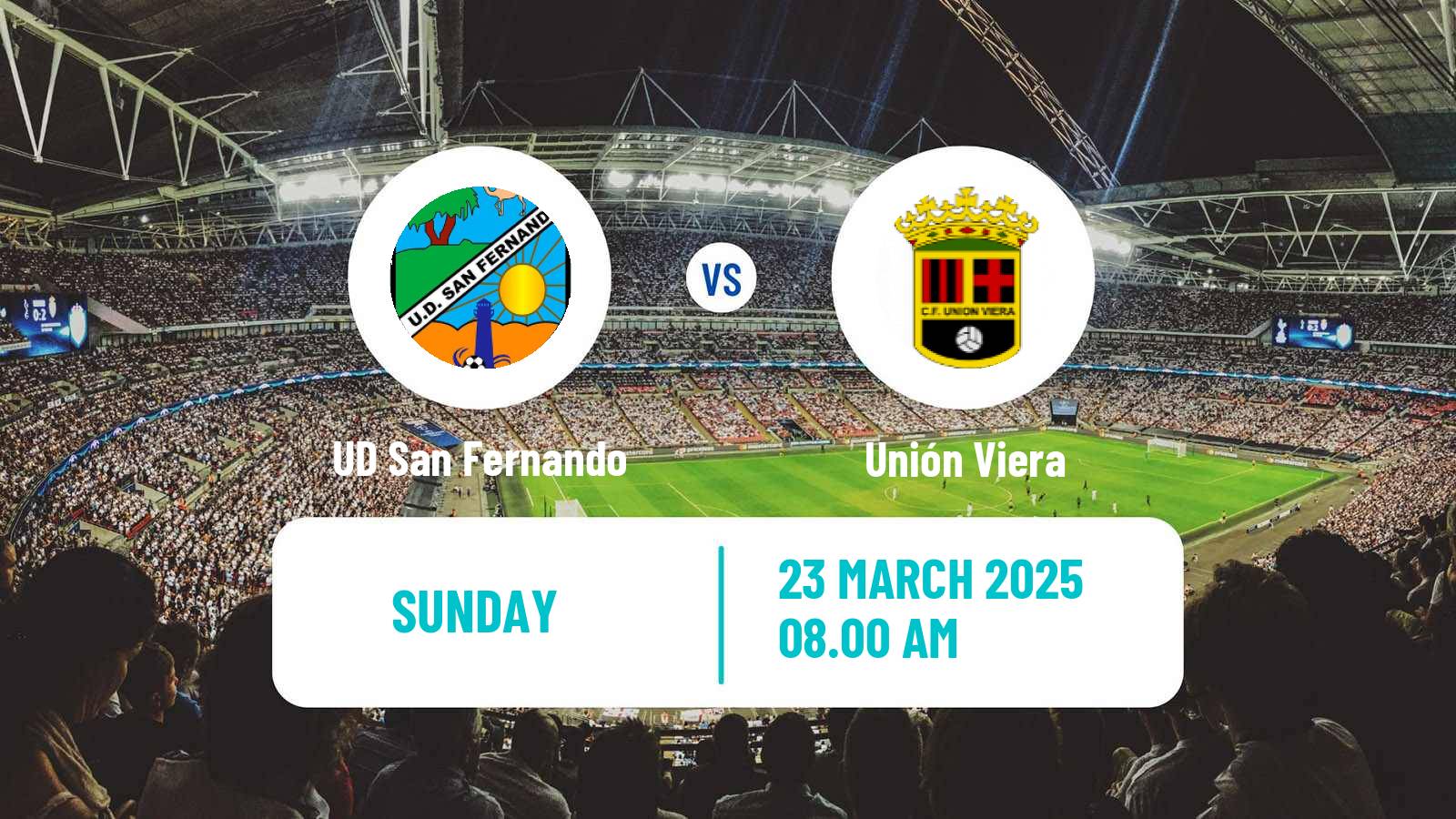 Soccer Spanish Tercera RFEF - Group 12 UD San Fernando - Unión Viera