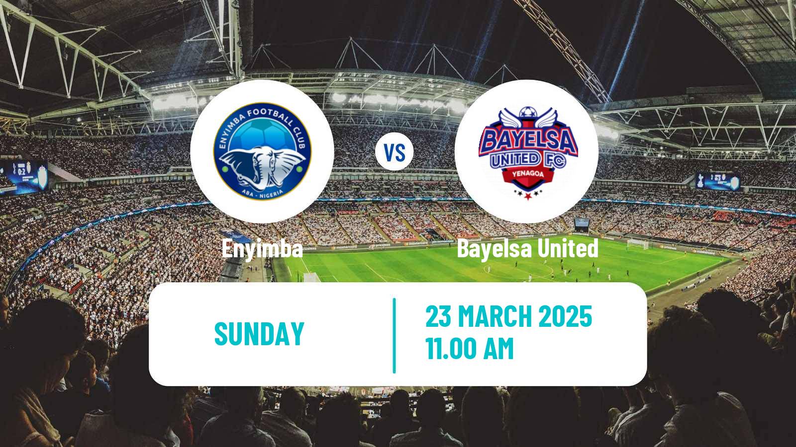Soccer Nigerian Premier League Enyimba - Bayelsa United