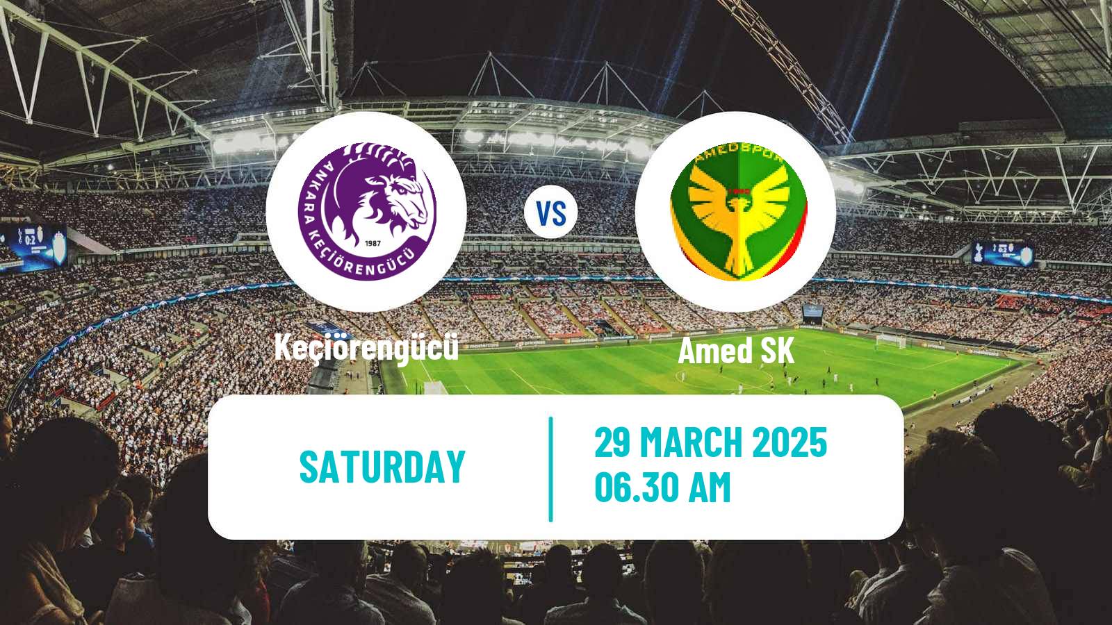 Soccer Turkish First League Keçiörengücü - Amed SK