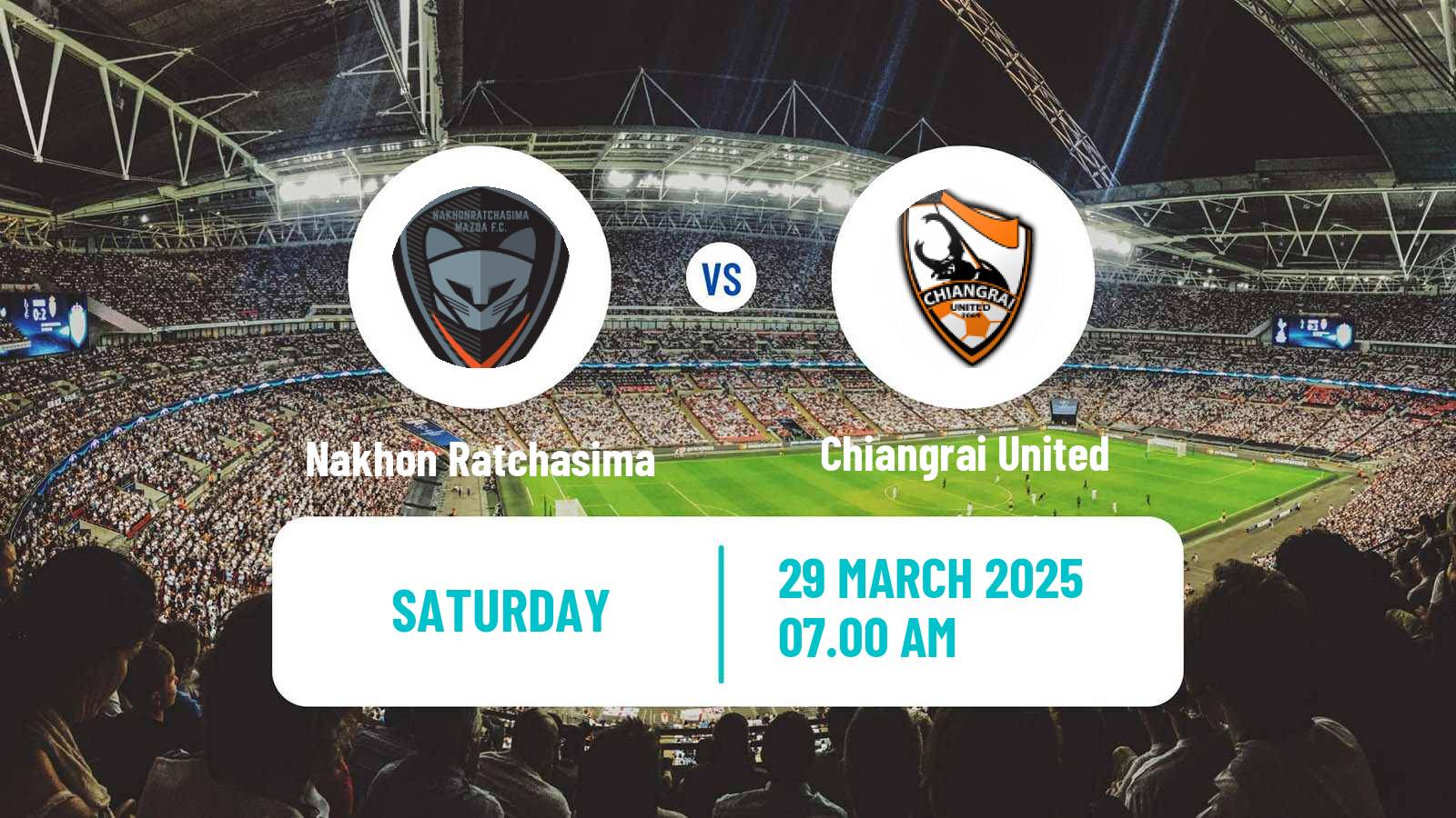 Soccer Thai League 1 Nakhon Ratchasima - Chiangrai United