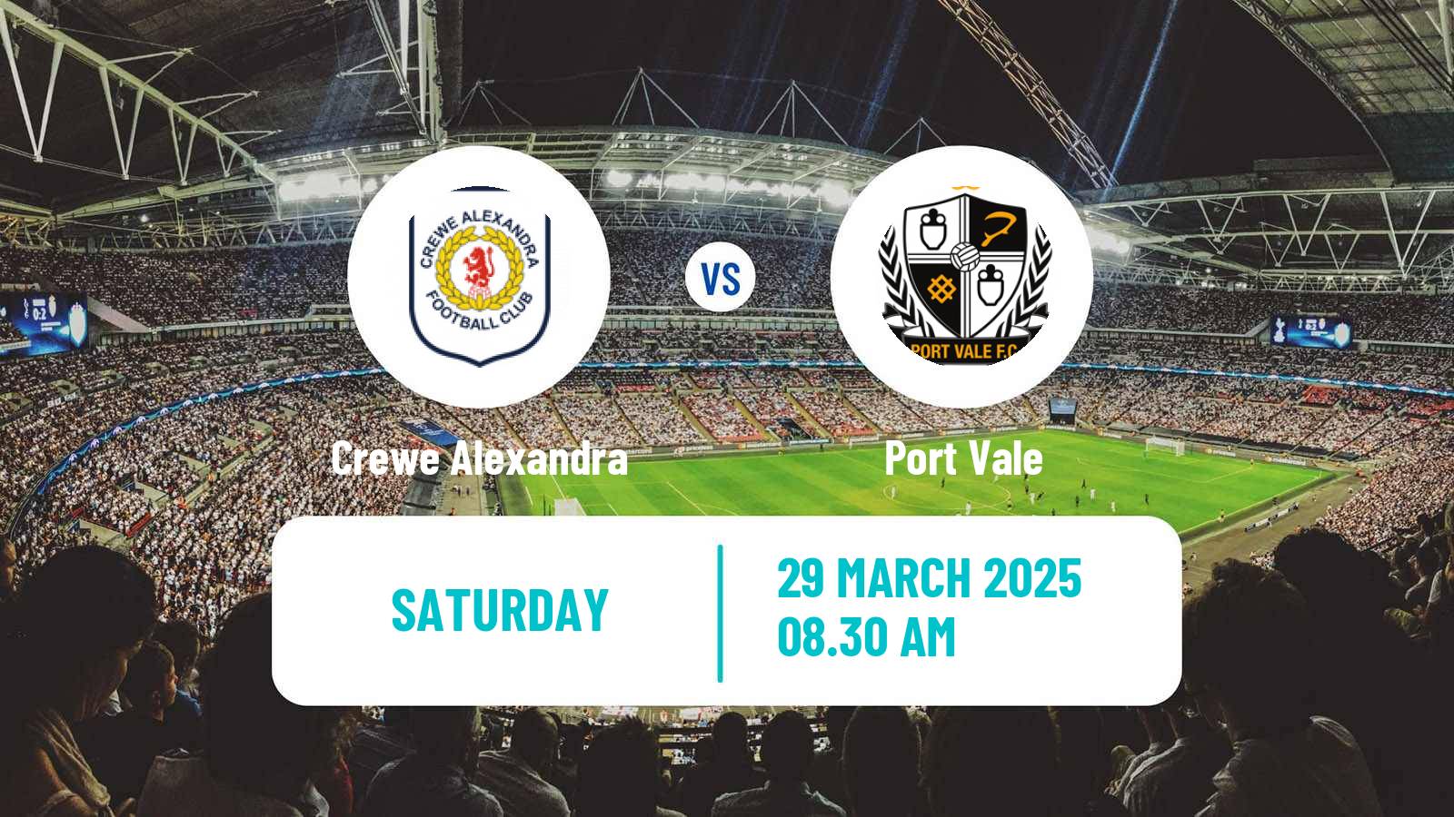 Soccer English League Two Crewe Alexandra - Port Vale