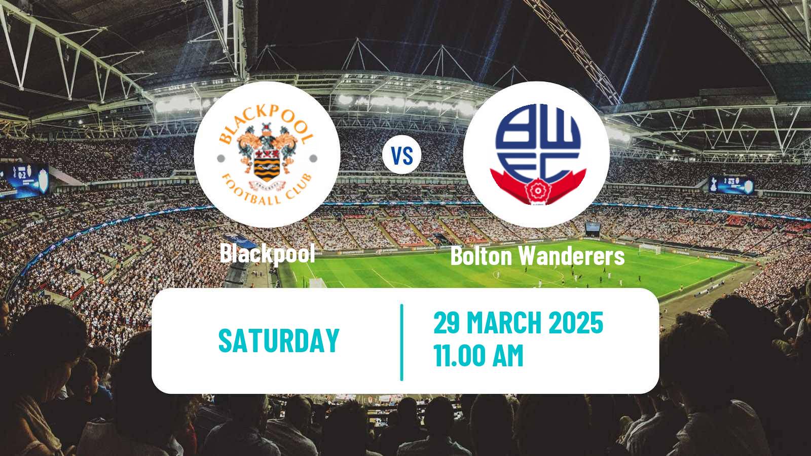 Soccer English League One Blackpool - Bolton Wanderers