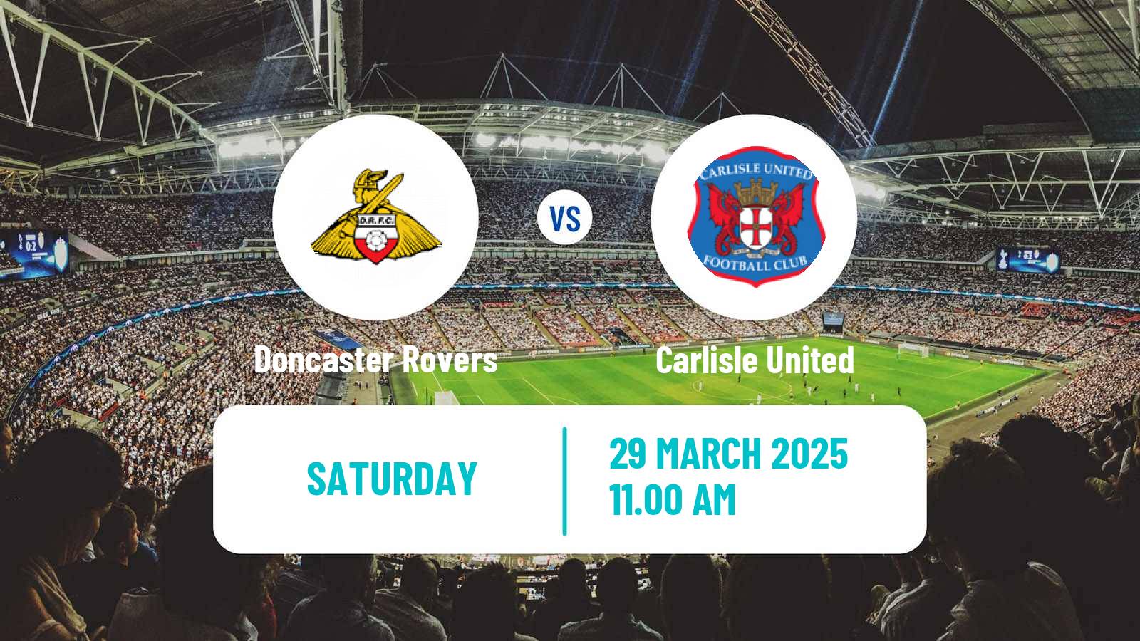 Soccer English League Two Doncaster Rovers - Carlisle United