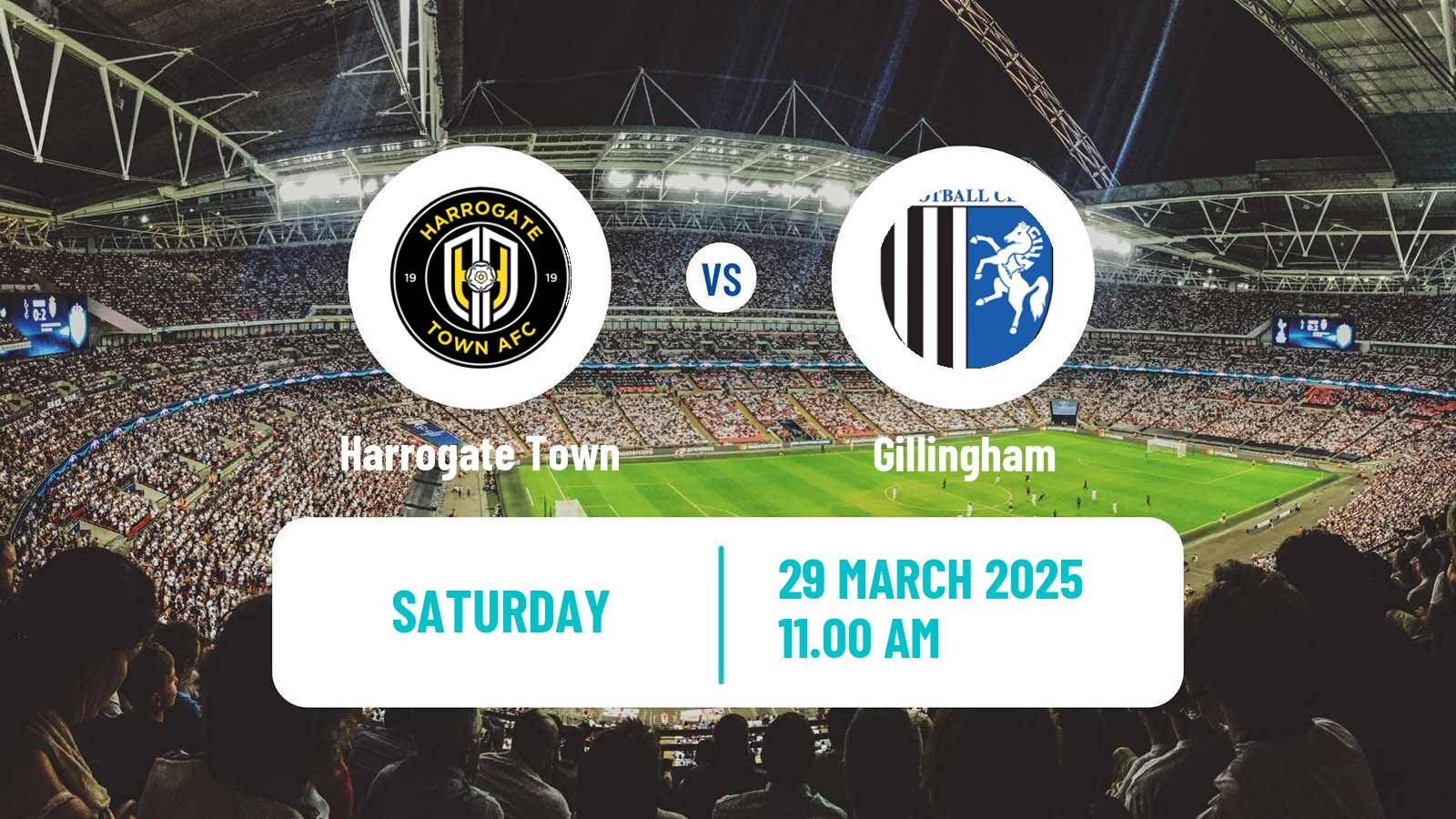 Soccer English League Two Harrogate Town - Gillingham