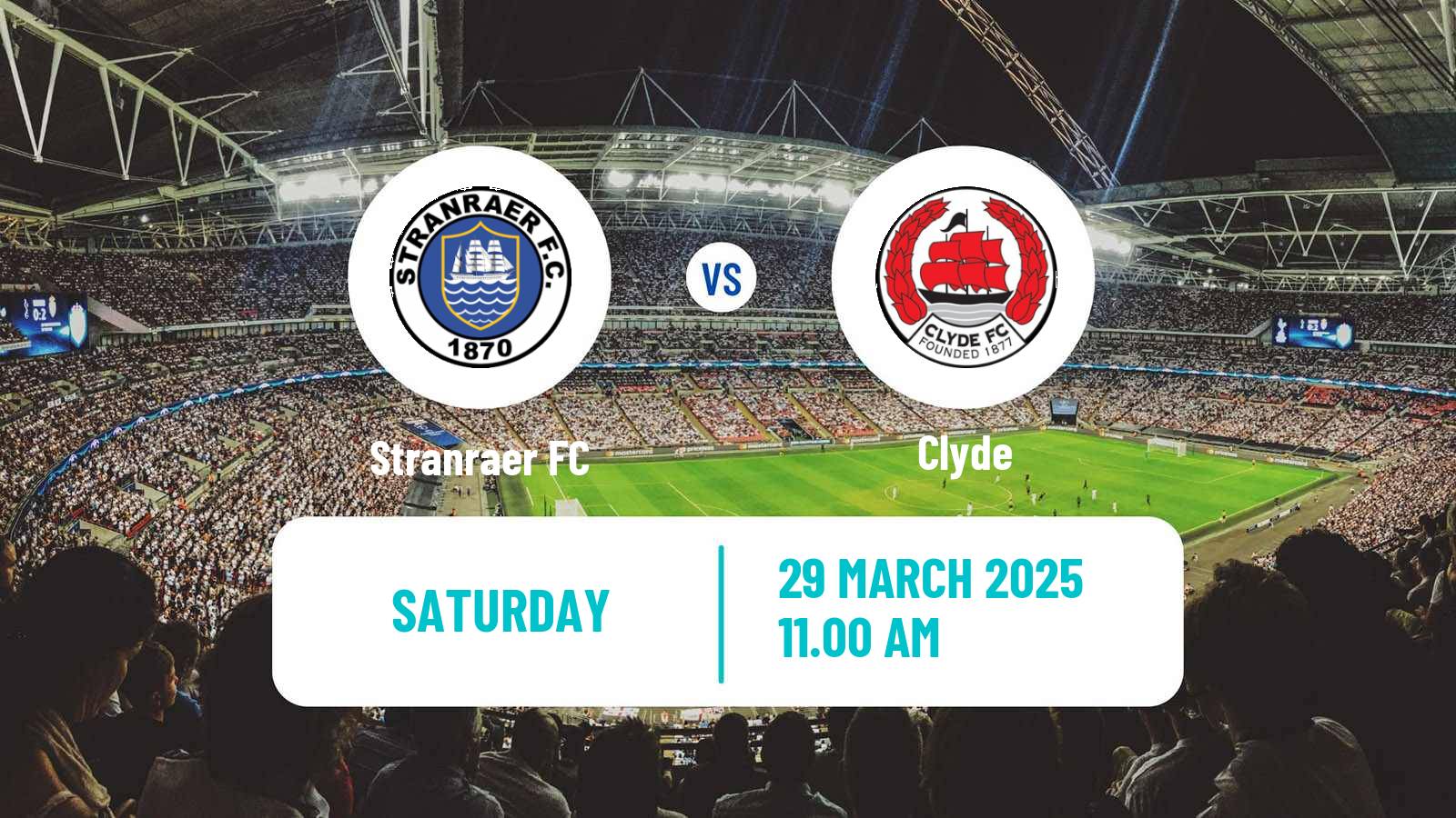 Soccer Scottish League Two Stranraer - Clyde