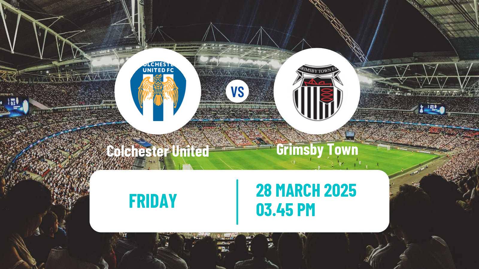 Soccer English League Two Colchester United - Grimsby Town