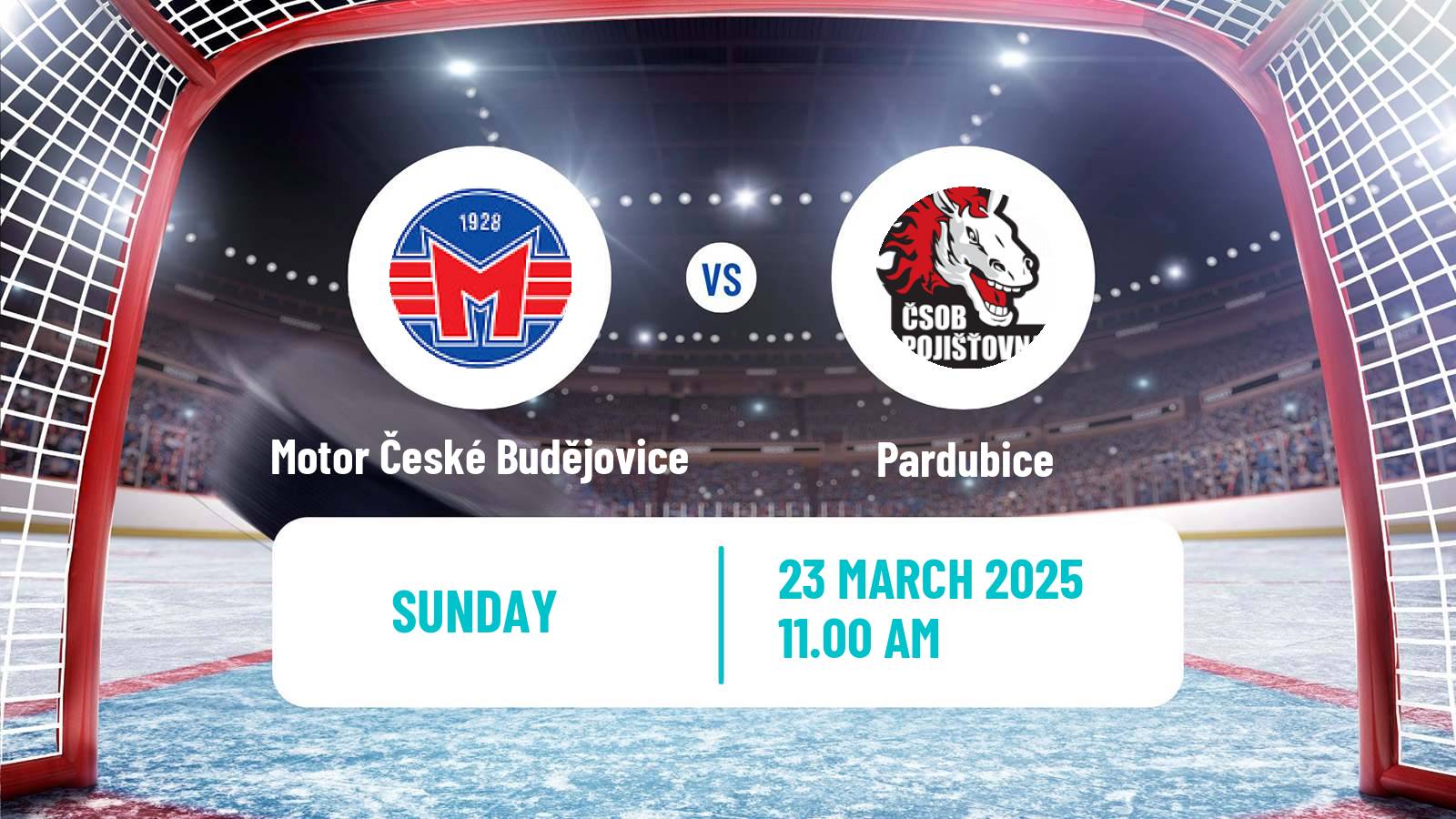 Hockey Czech Extraliga Motor České Budějovice - Pardubice