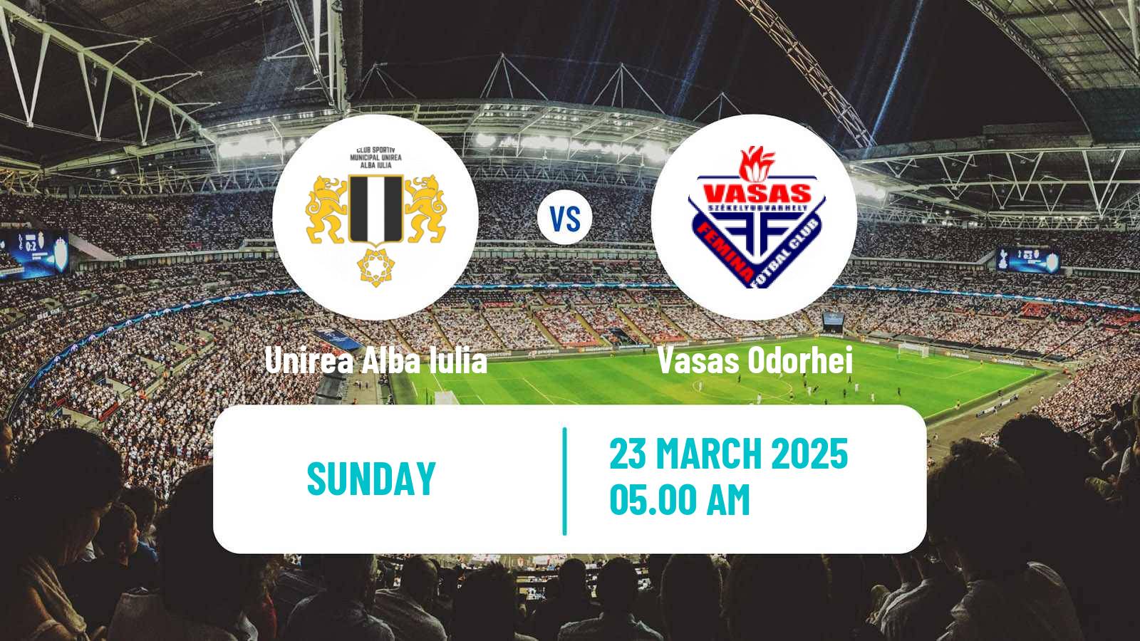 Soccer Romanian Liga 1 Women Unirea Alba Iulia - Vasas Odorhei