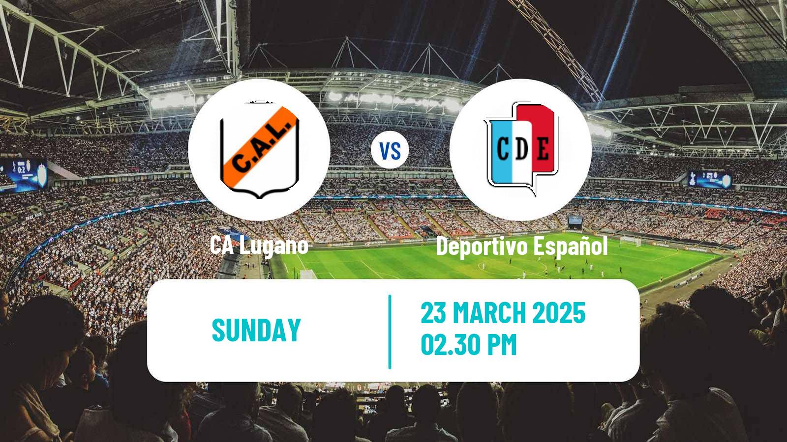 Soccer Argentinian Primera C Lugano - Deportivo Español