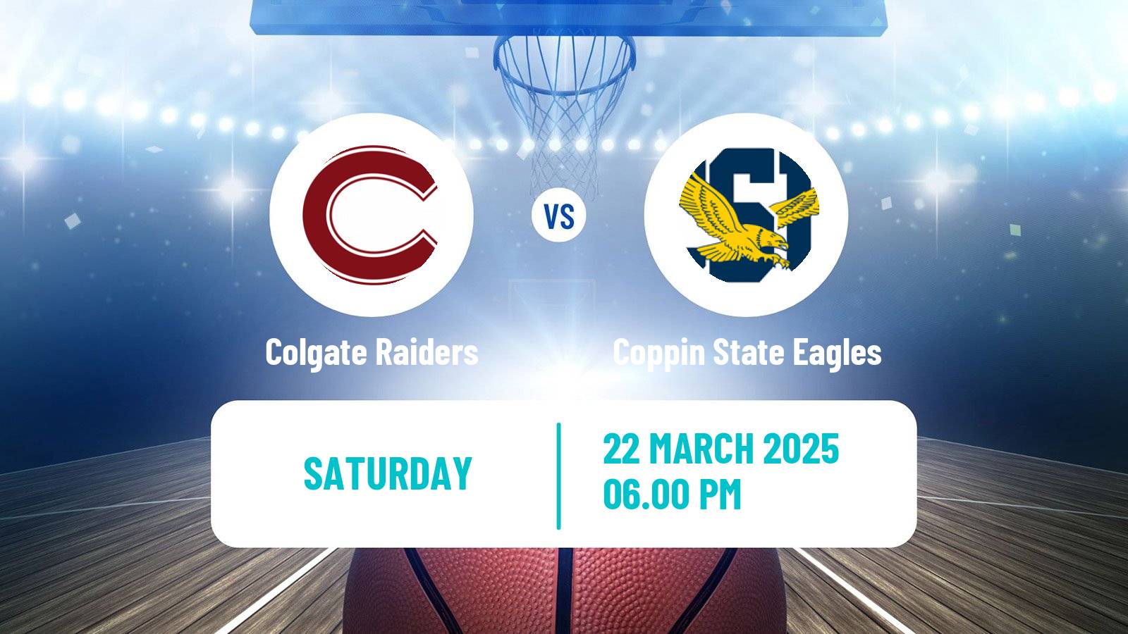 Basketball NCAA College Basketball Women Colgate Raiders - Coppin State Eagles