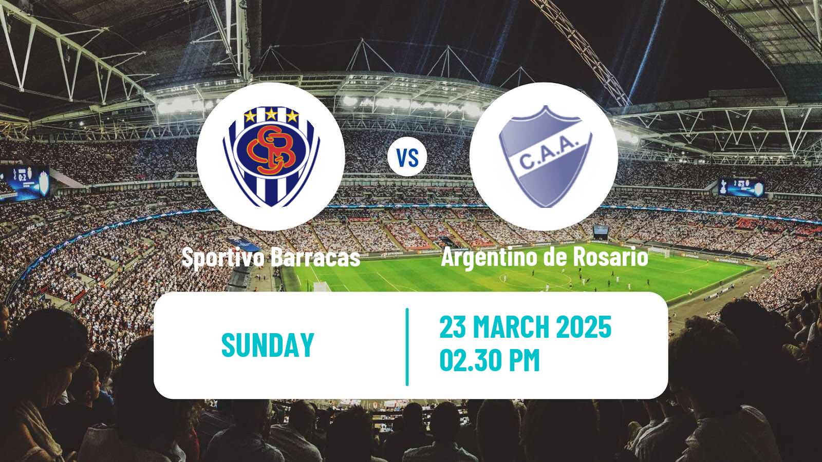 Soccer Argentinian Primera C Sportivo Barracas - Argentino de Rosario