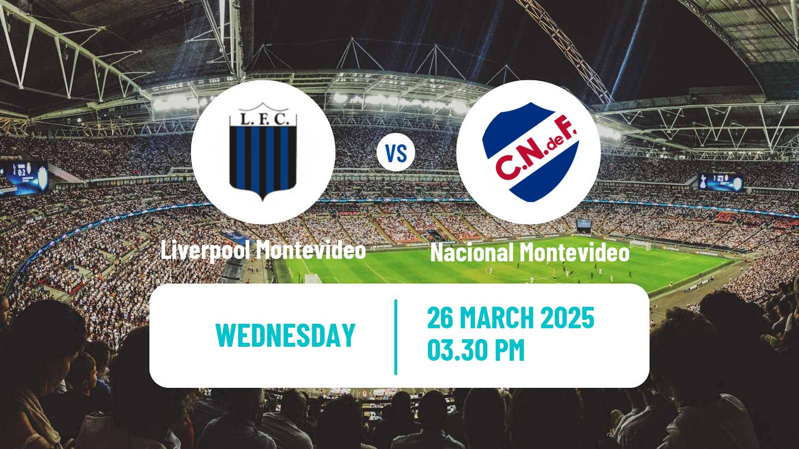 Soccer Uruguayan Primera Division Liverpool Montevideo - Nacional Montevideo