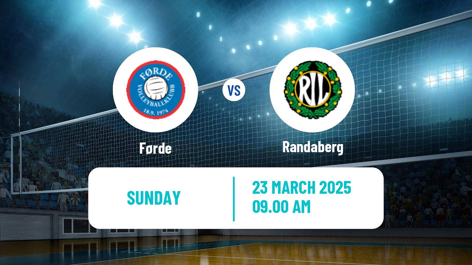 Volleyball Norwegian Eliteserien Volleyball Women Førde - Randaberg
