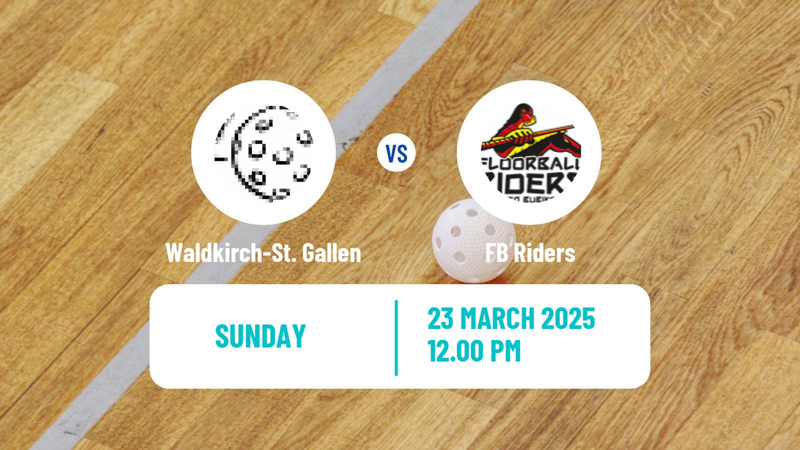 Floorball Swiss NLA Floorball Women Waldkirch-St. Gallen - FB Riders