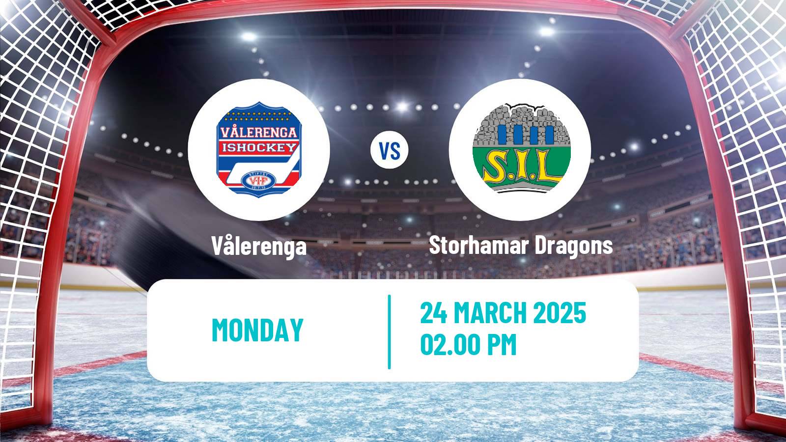 Hockey Norwegian Ligaen Hockey Vålerenga - Storhamar Dragons