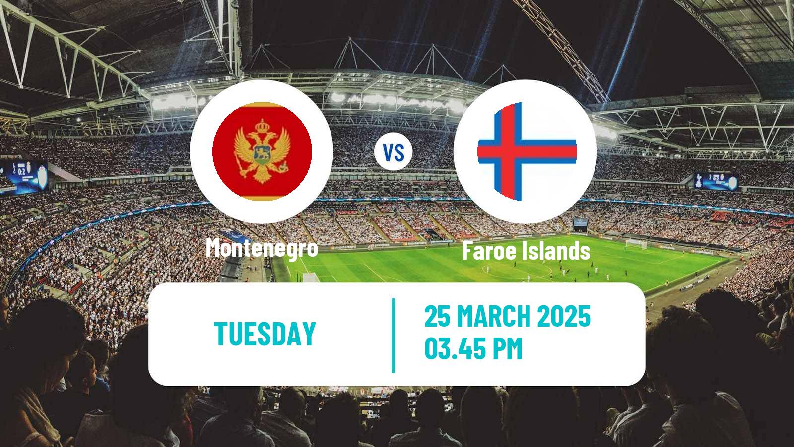 Soccer FIFA World Cup Montenegro - Faroe Islands