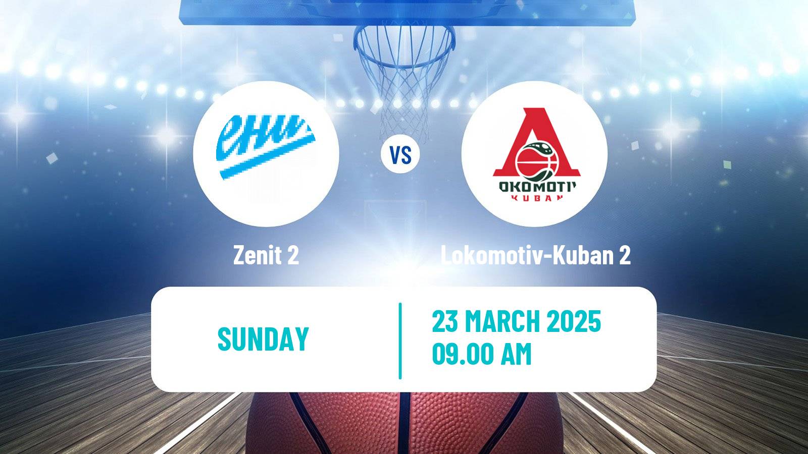 Basketball Russian Super League Basketball Zenit 2 - Lokomotiv-Kuban 2
