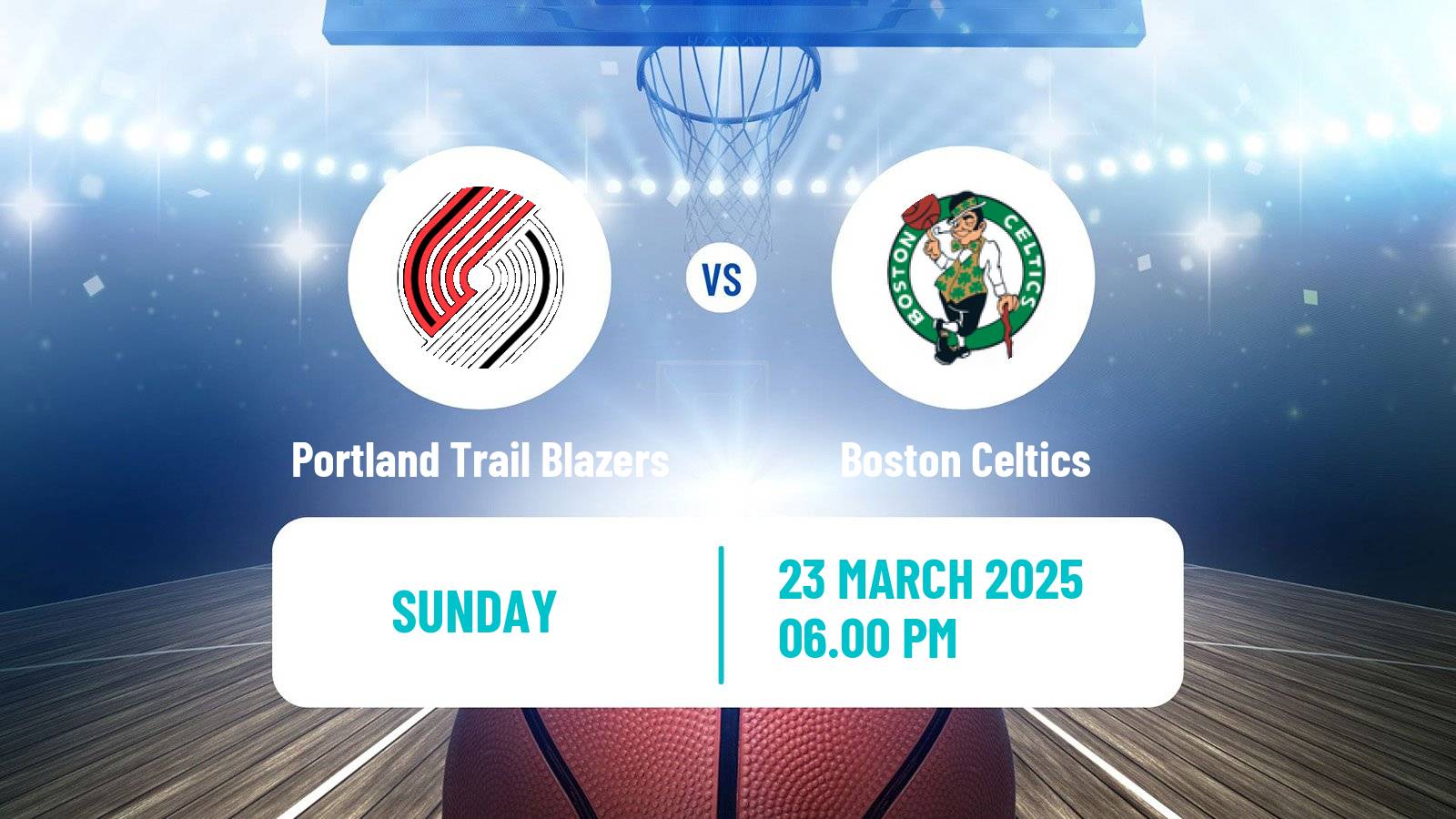 Basketball NBA Portland Trail Blazers - Boston Celtics