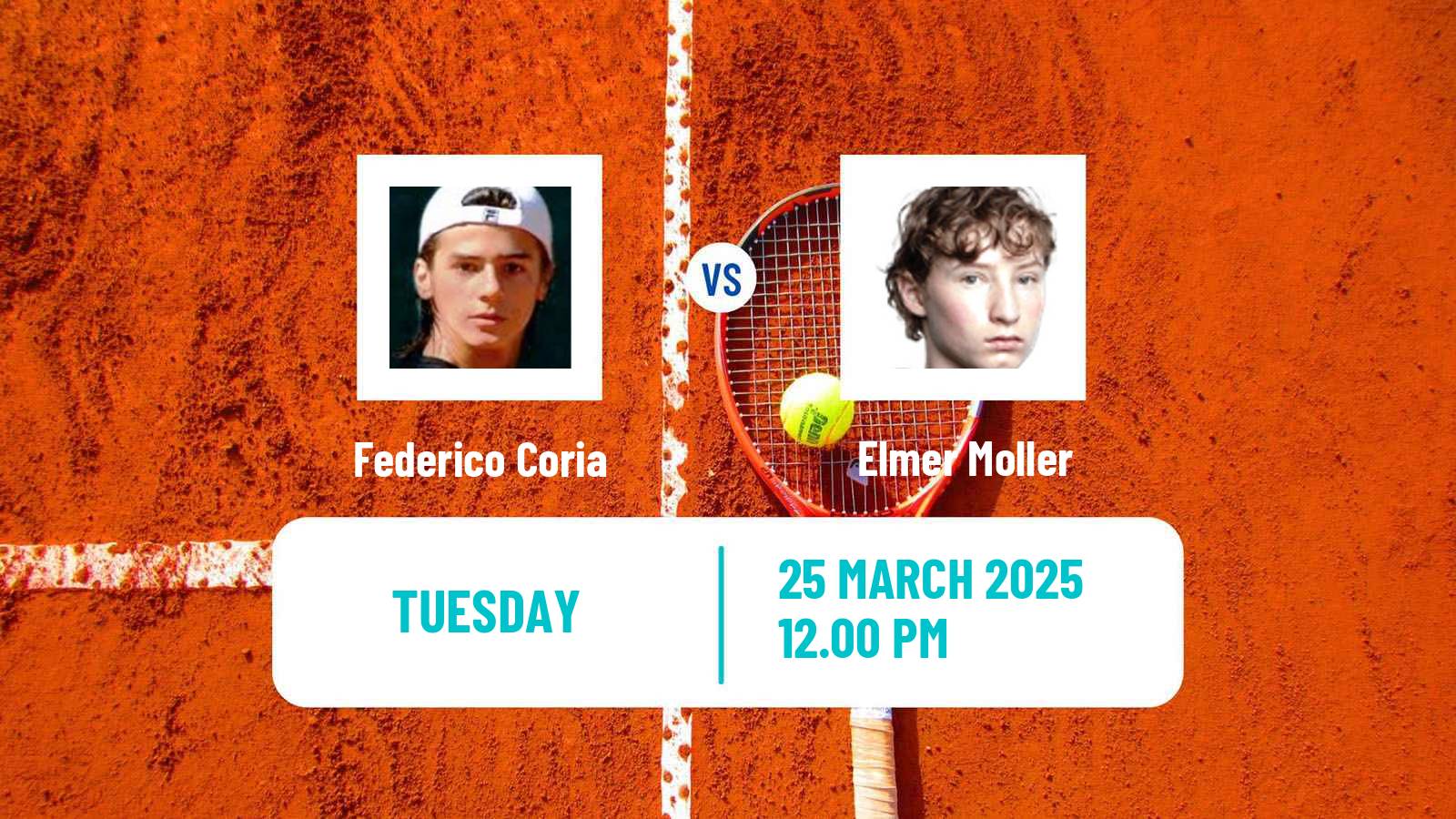 Tennis Girona Challenger Men Federico Coria - Elmer Moller