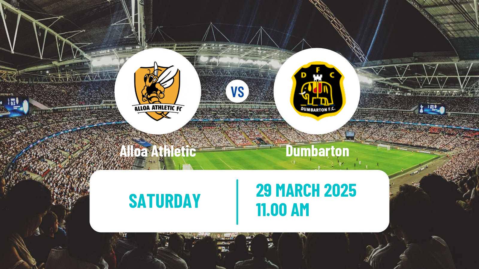 Soccer Scottish League One Alloa Athletic - Dumbarton