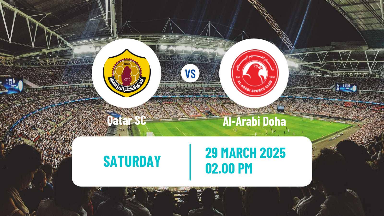 Football Qatar QSL Qatar SC - Al-Arabi Doha