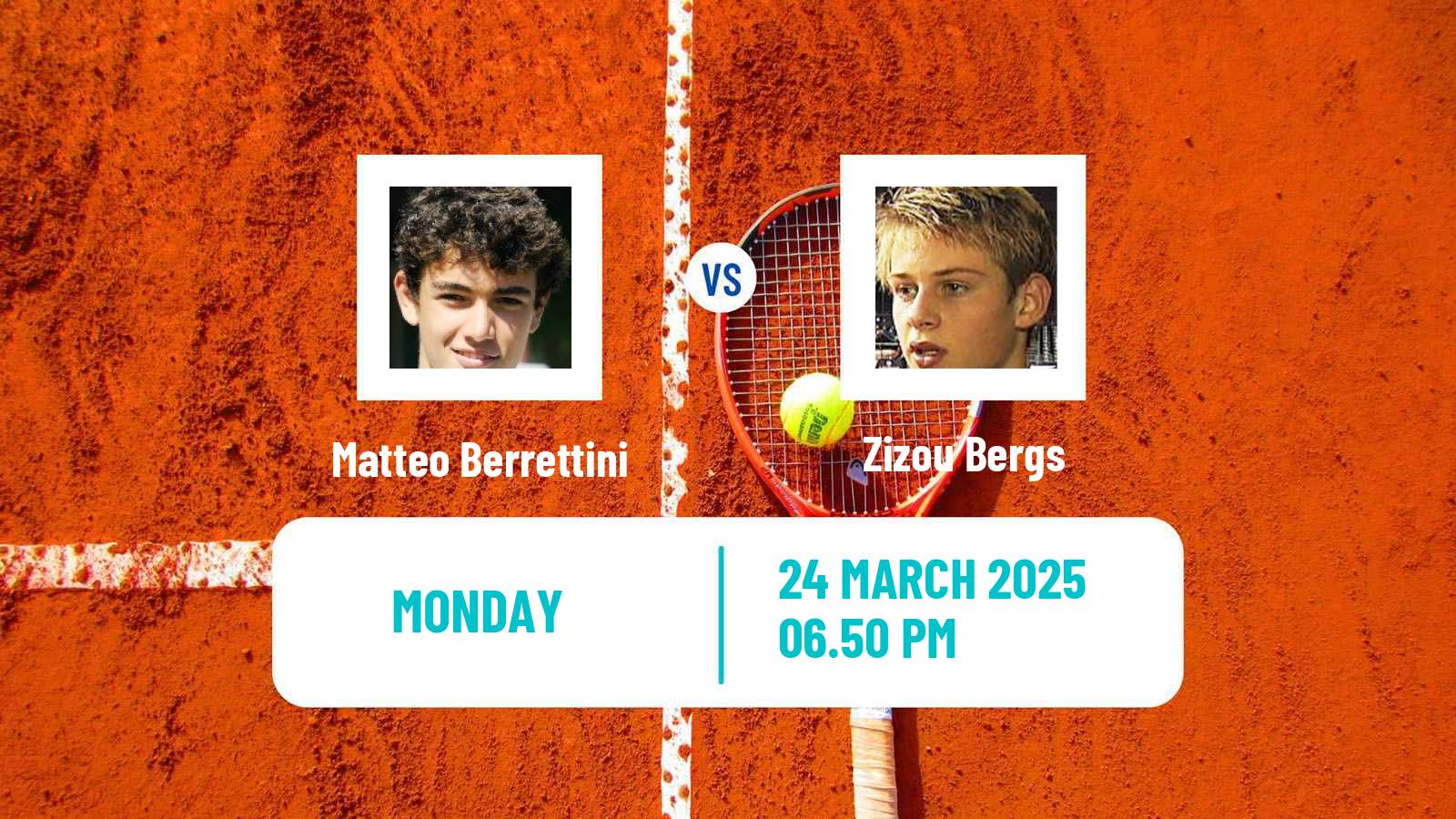 Tennis ATP Miami Matteo Berrettini - Zizou Bergs