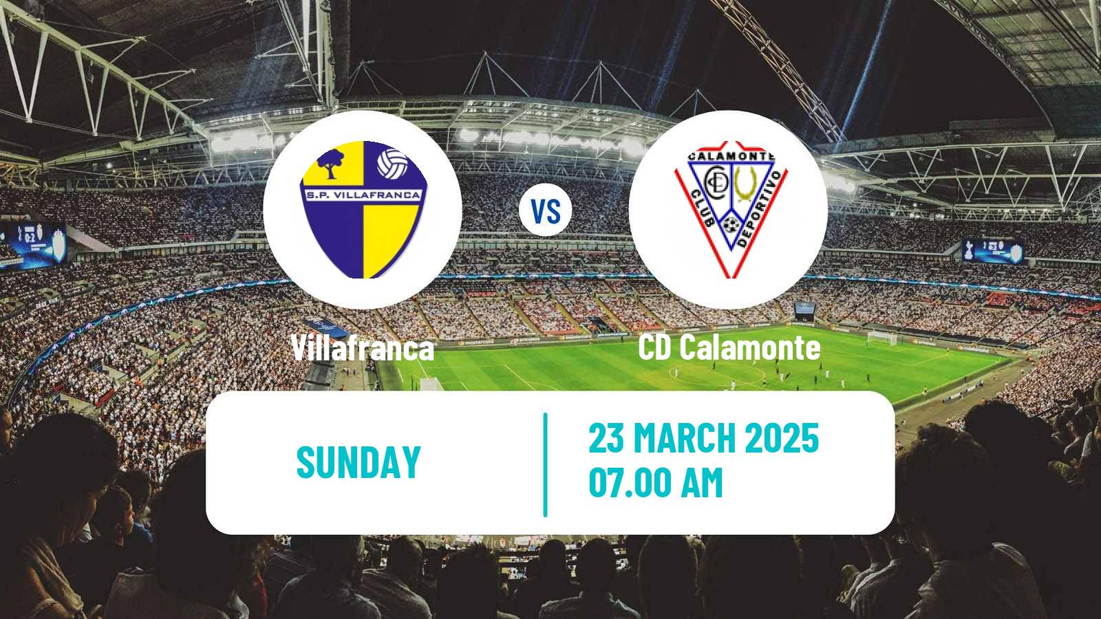 Soccer Spanish Tercera RFEF - Group 14 Villafranca - Calamonte