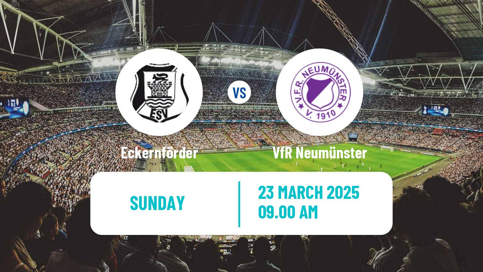 Soccer German Oberliga Schleswig-Holstein Eckernförder - VfR Neumünster