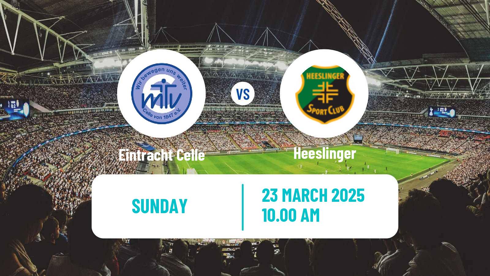Soccer German Oberliga Niedersachsen Eintracht Celle - Heeslinger