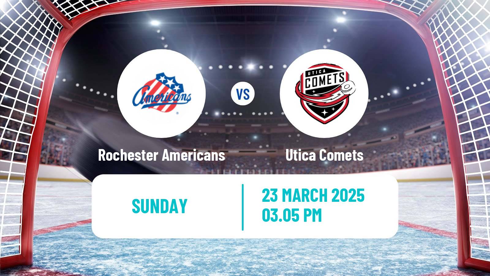 Hockey AHL Rochester Americans - Utica Comets