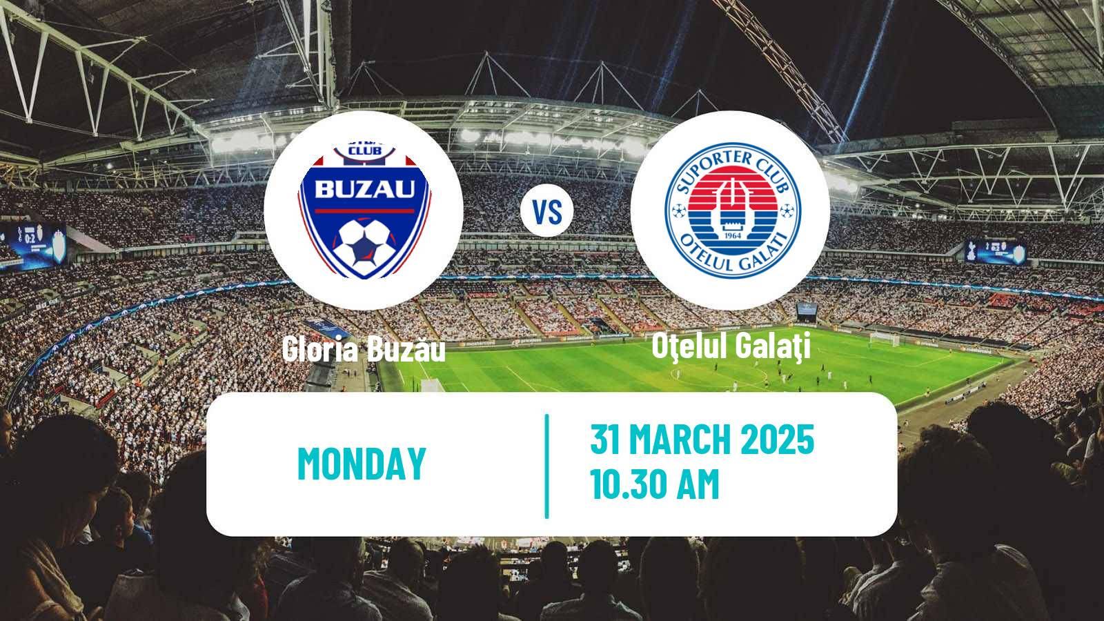 Soccer Romanian Liga 1 Gloria Buzău - Oţelul Galaţi