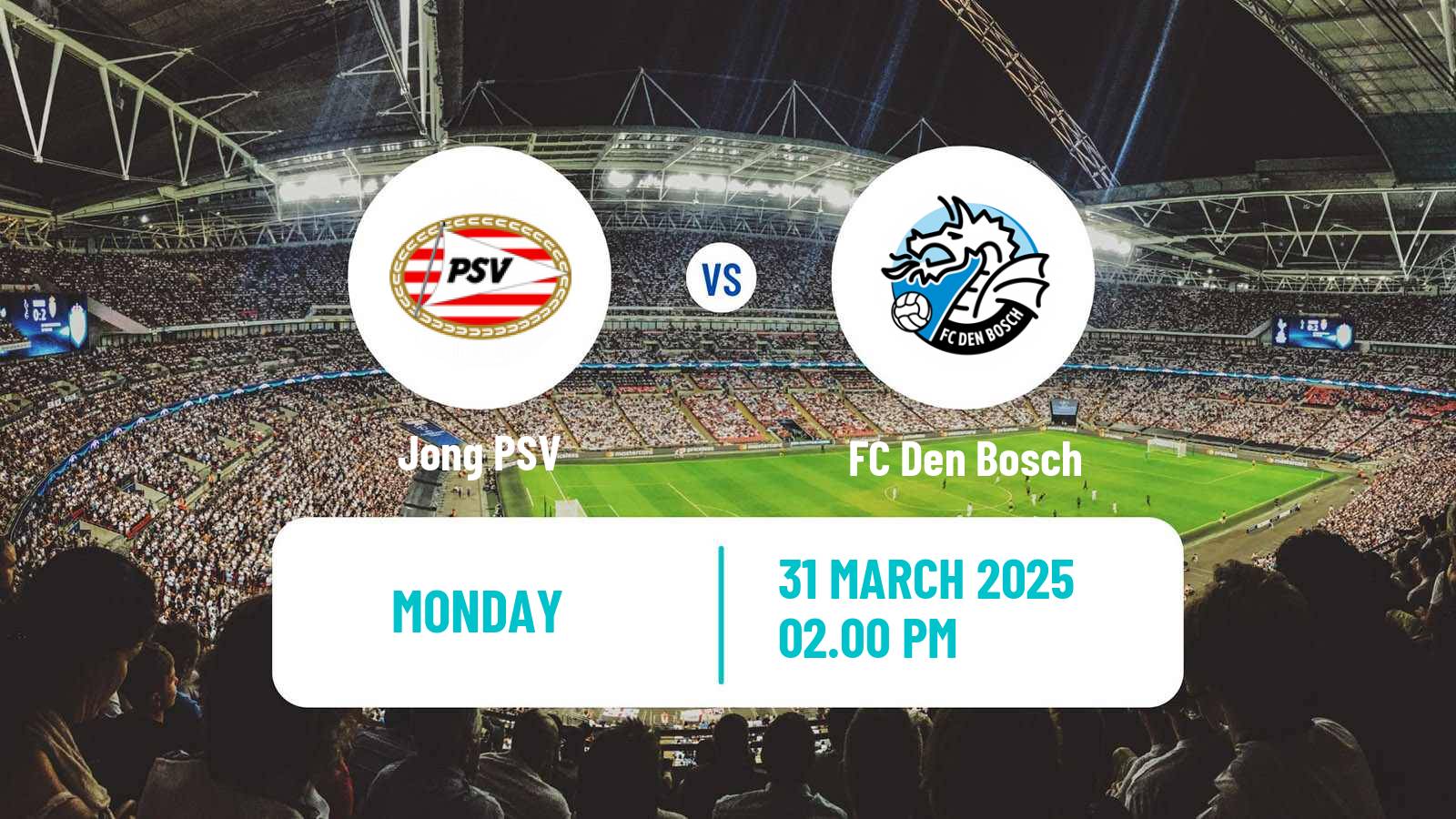 Soccer Dutch Eerste Divisie Jong PSV - Den Bosch