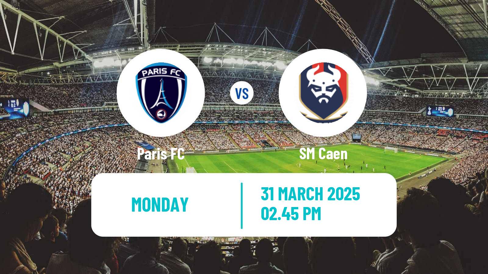 Soccer French Ligue 2 Paris FC - Caen