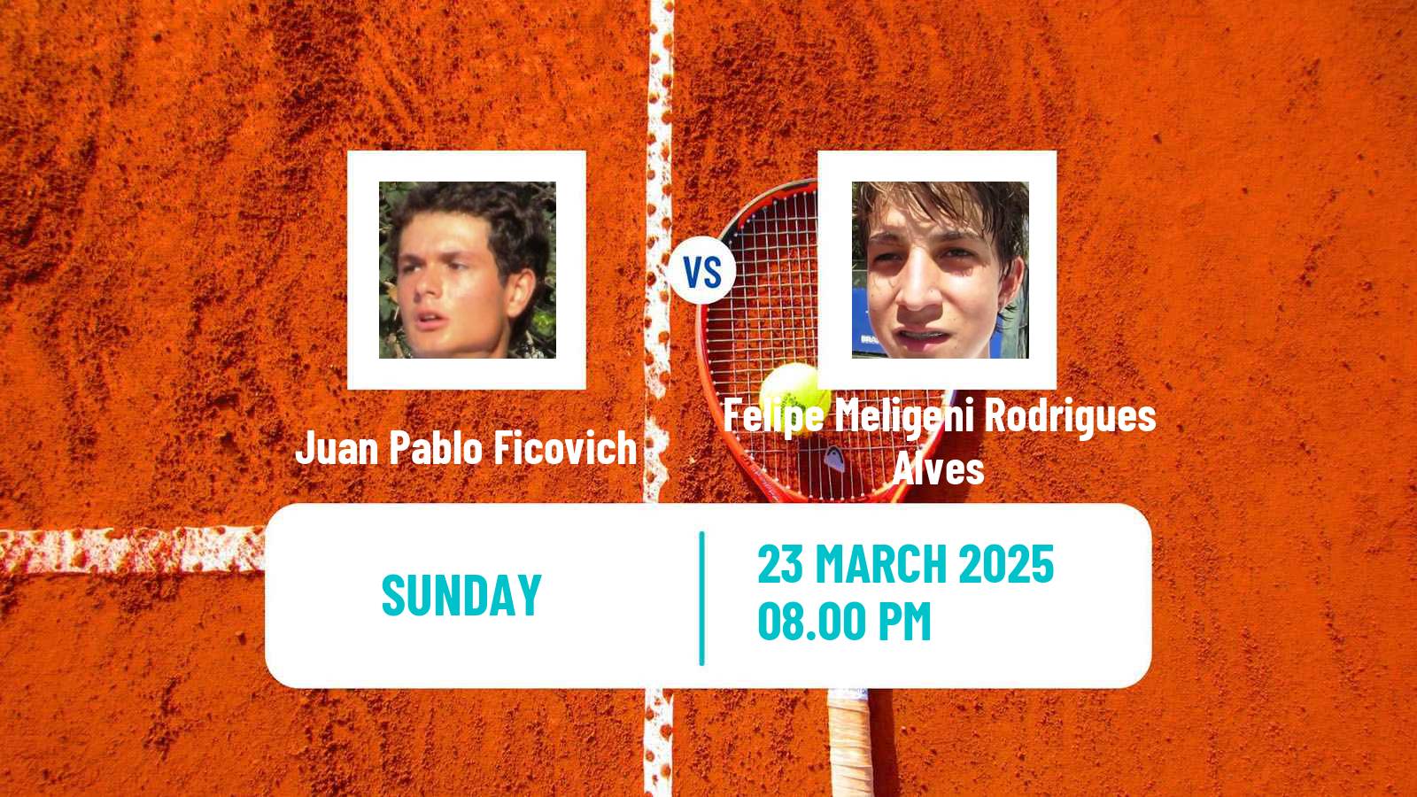 Tennis Merida Challenger Men Juan Pablo Ficovich - Felipe Meligeni Rodrigues Alves