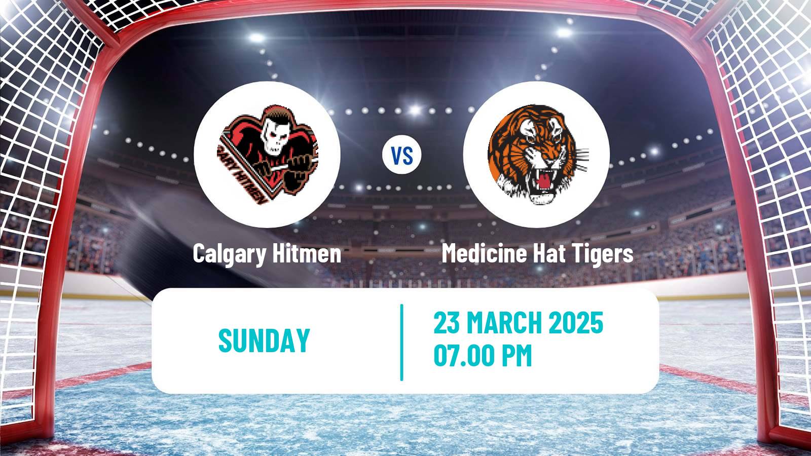 Hockey WHL Calgary Hitmen - Medicine Hat Tigers