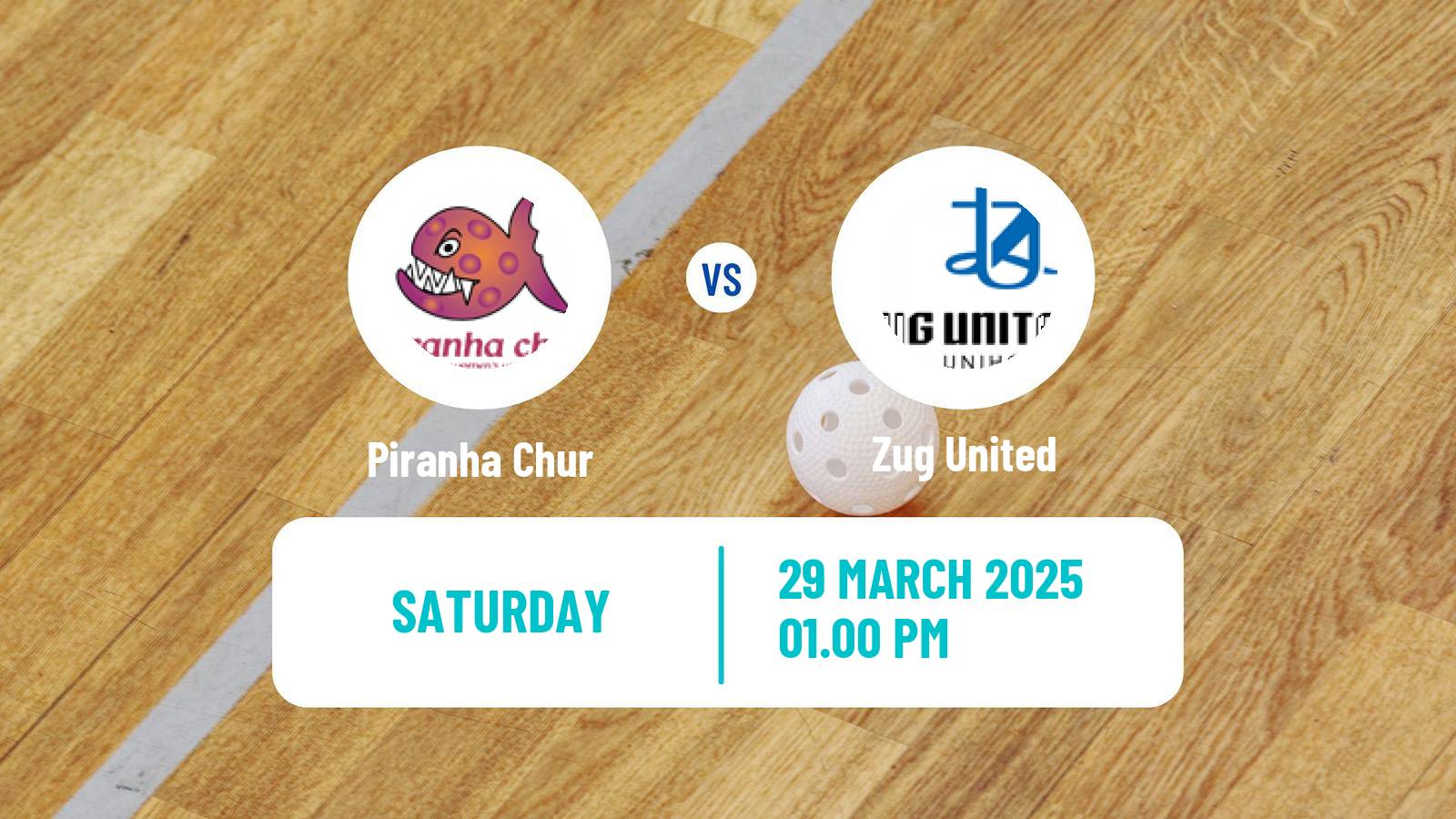 Floorball Swiss NLA Floorball Women Piranha Chur - Zug United