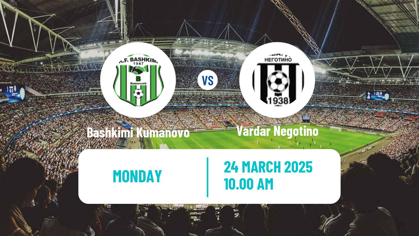 Soccer North Macedonian 2 MFL Bashkimi Kumanovo - Vardar Negotino