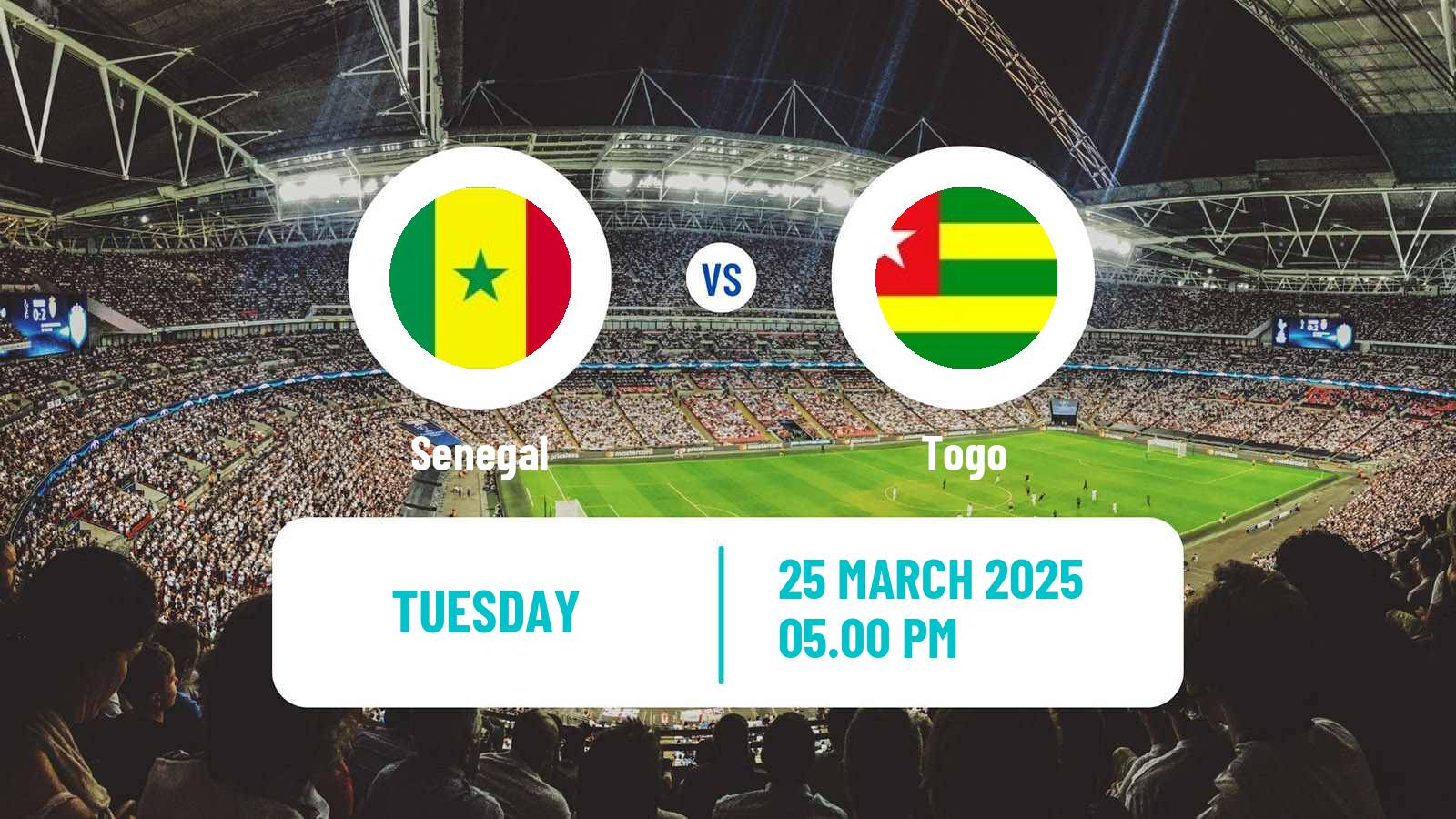 Soccer FIFA World Cup Senegal - Togo