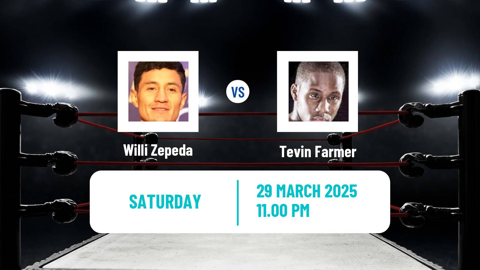 Boxing Lightweight WBC Title Men Willi Zepeda - Tevin Farmer