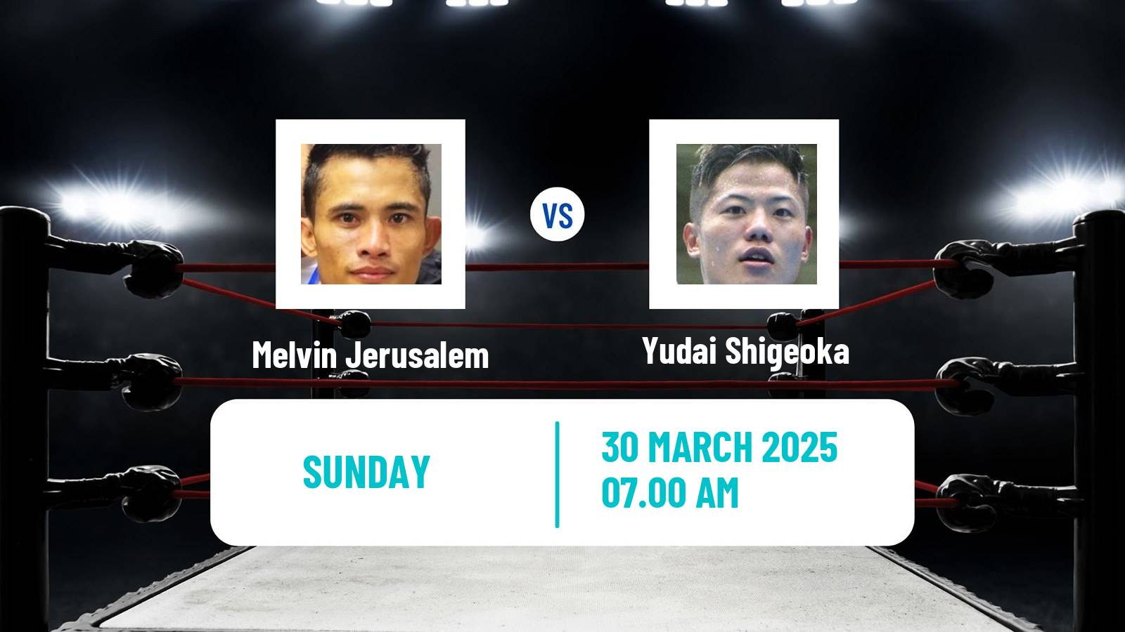 Boxing Minimum WBC Title Men Melvin Jerusalem - Yudai Shigeoka