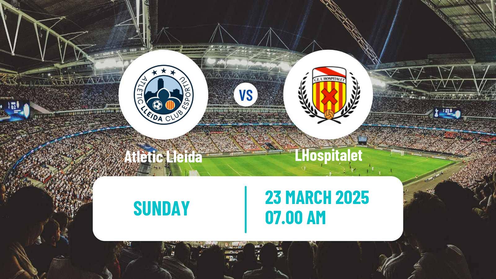 Soccer Spanish Tercera RFEF - Group 5 Atlètic Lleida - LHospitalet