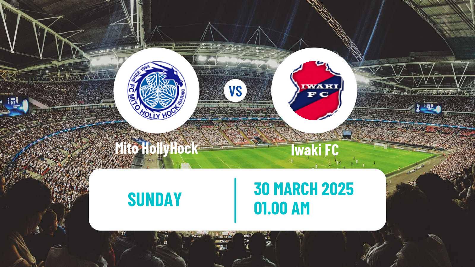 Soccer Japan J2 League Mito HollyHock - Iwaki