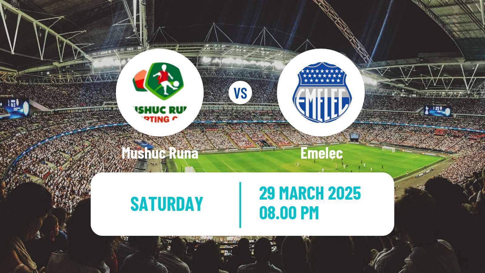 Soccer Ecuadorian Liga Pro Mushuc Runa - Emelec