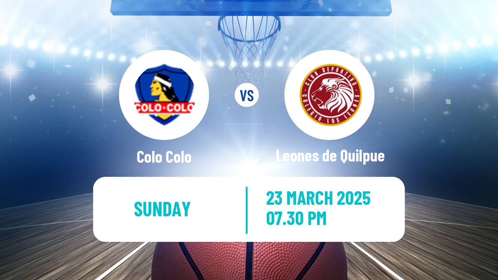 Basketball Chilean LNB Colo Colo - Leones de Quilpue