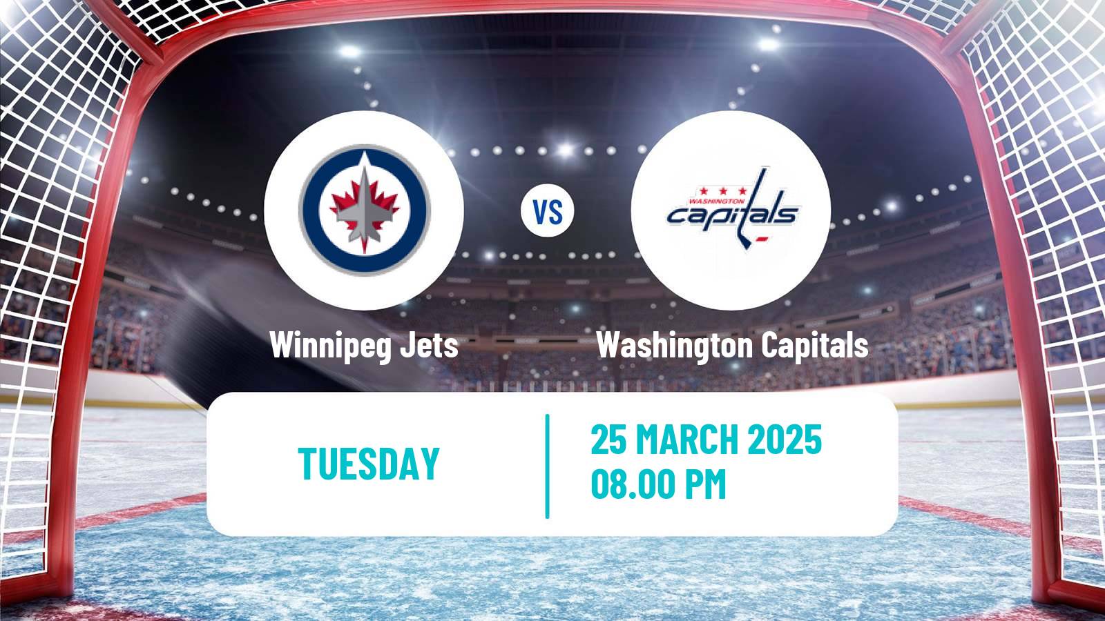 Hockey NHL Winnipeg Jets - Washington Capitals