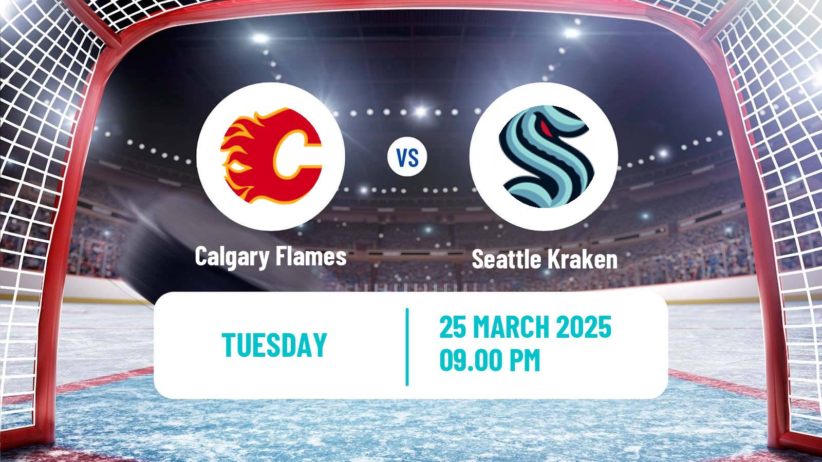 Hockey NHL Calgary Flames - Seattle Kraken