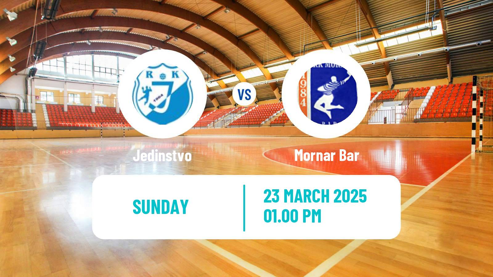 Handball Montenegrin Prva liga Handball Jedinstvo - Mornar Bar