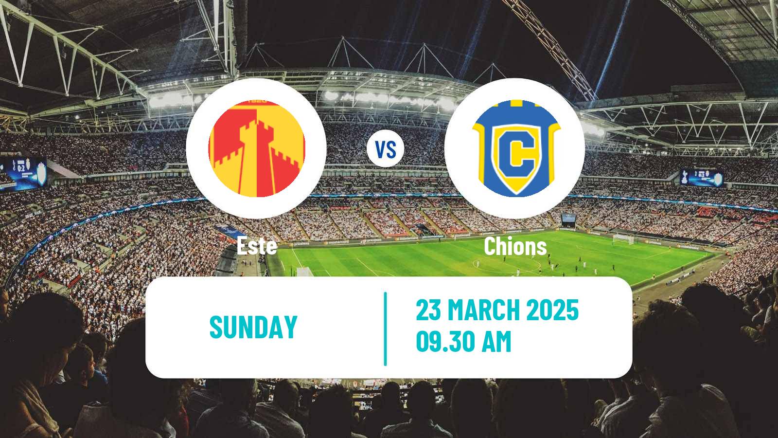 Soccer Italian Serie D - Group C Este - Chions